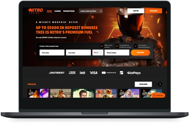 Nitro Casino Canada Desktop Nitro Casino Canada Desktop